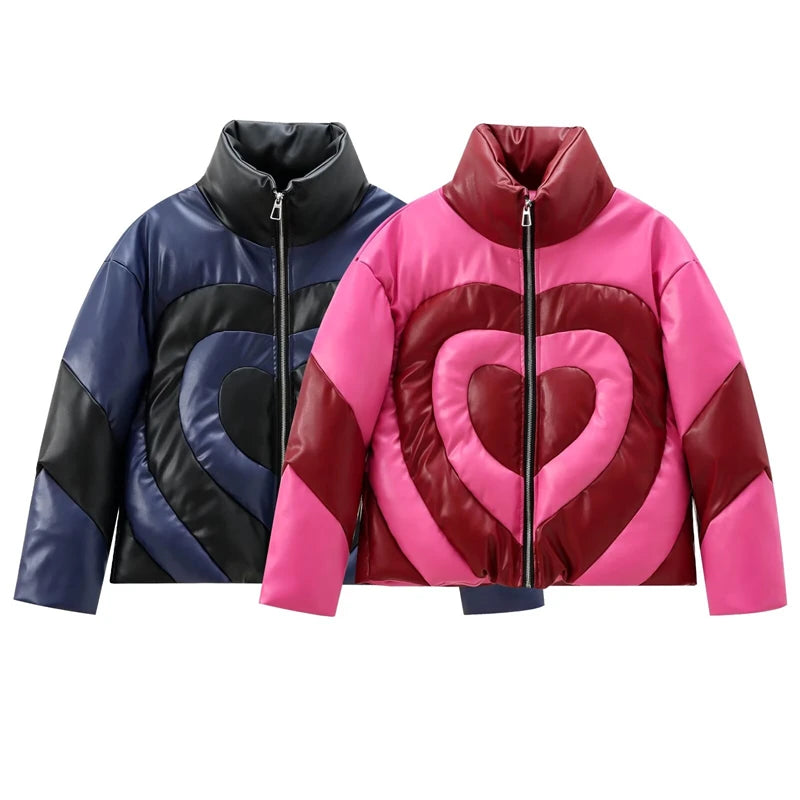 Amora Heart Puffer Jacket