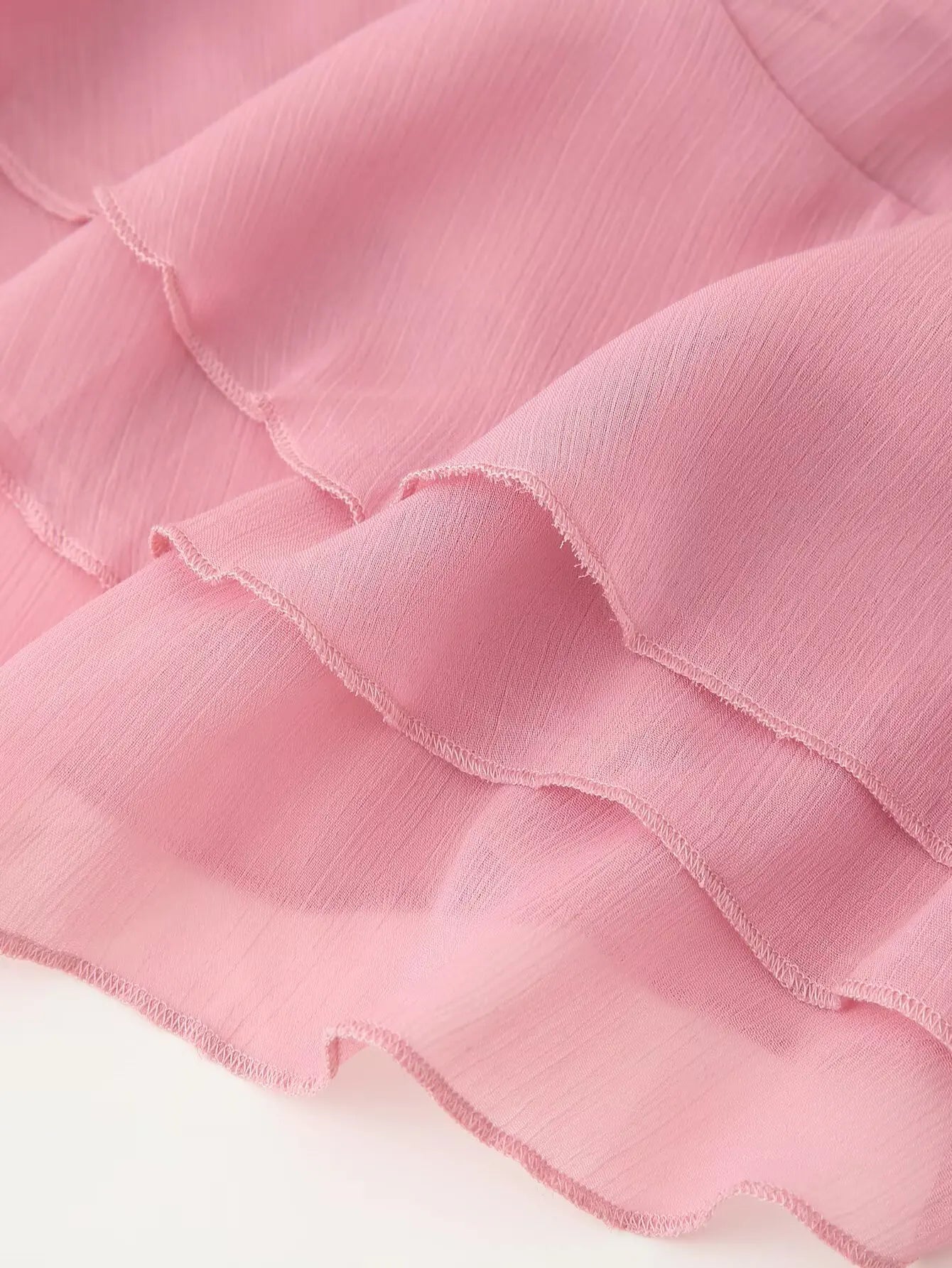 Tie Front Ruffle Maxi Dress