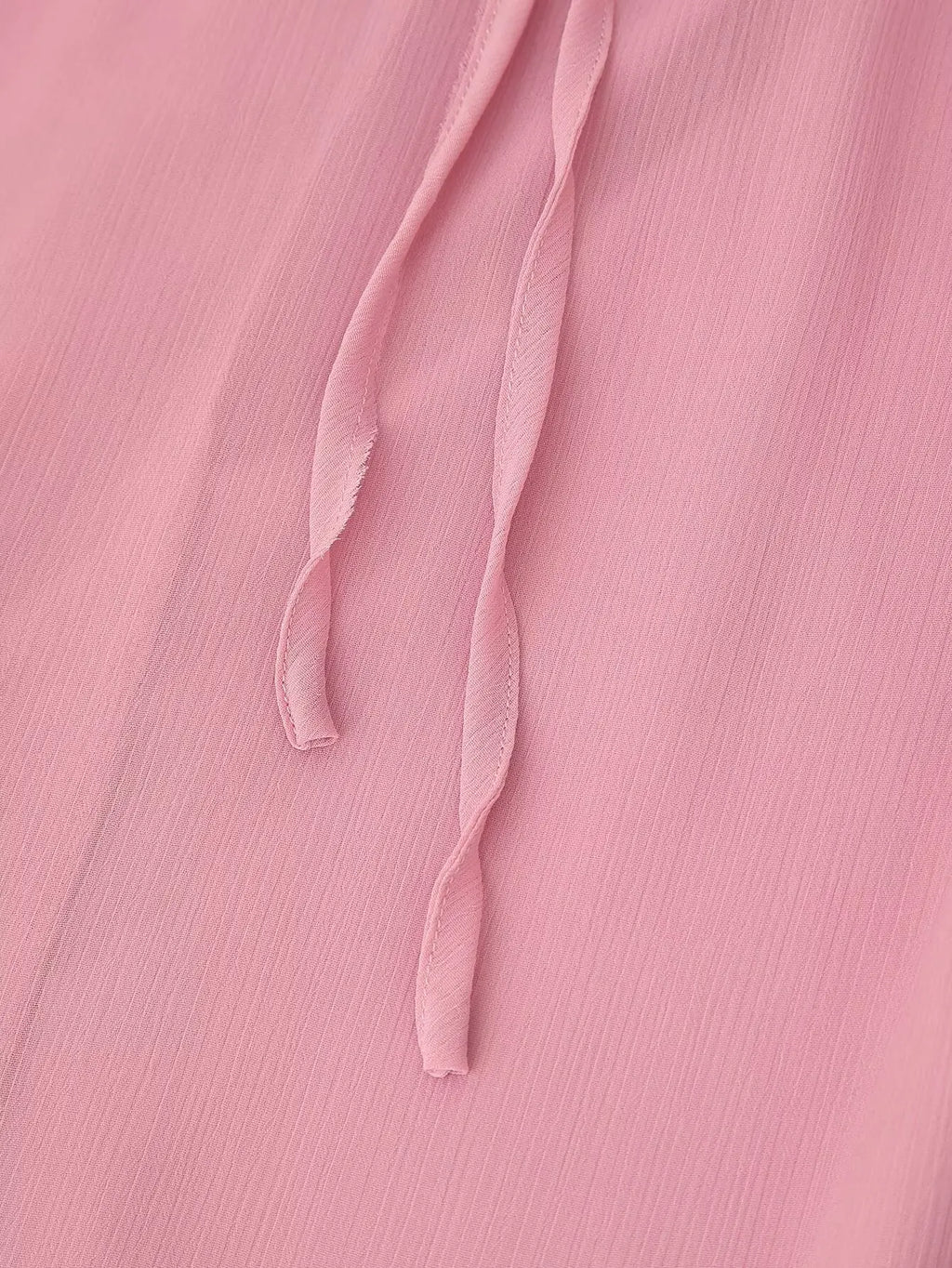 Tie Front Ruffle Maxi Dress