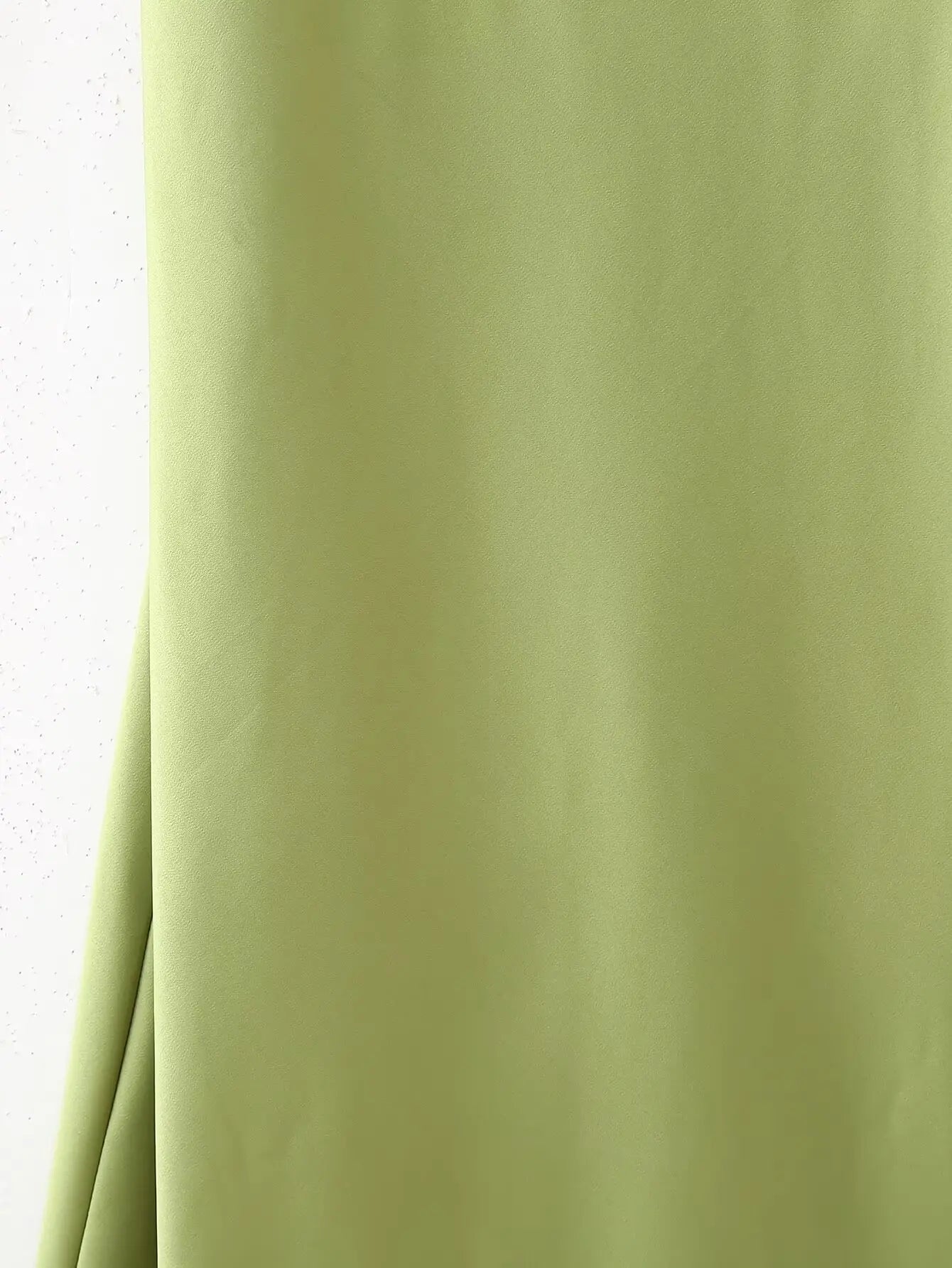 Scarf Neck Satin Maxi Dress