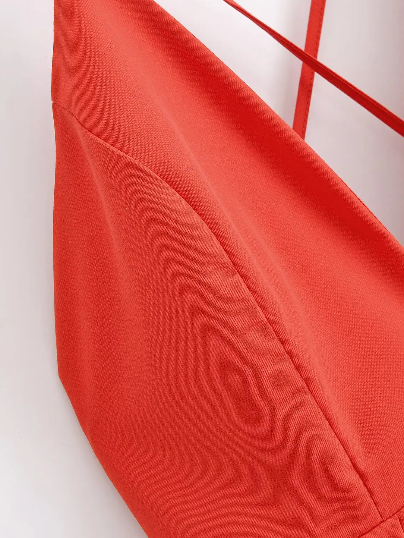Deep V Crisscross Back Maxi Dress