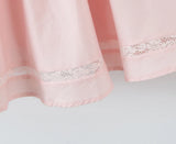 Bow Strap Button Front Mini Dress