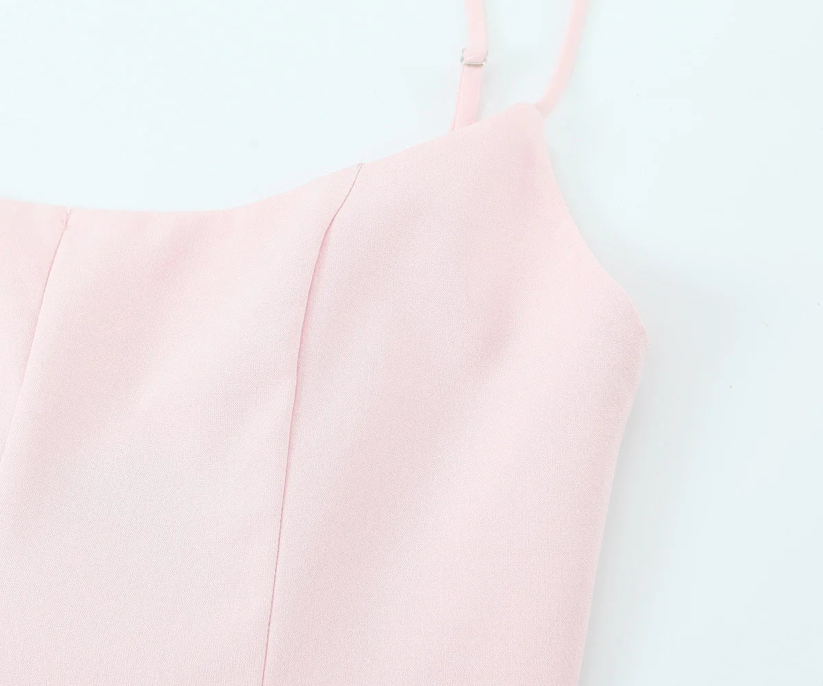 Spaghetti Strap Flared Mini Dress