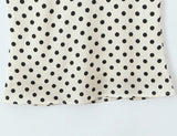 Polka Dot Lace Trim Plunge Maxi Dress