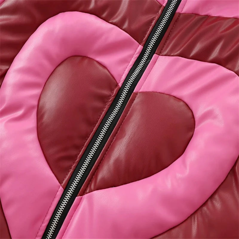 Amora Heart Puffer Jacket