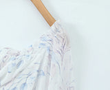 Lace Up Tiered Ruffle Mini Dress