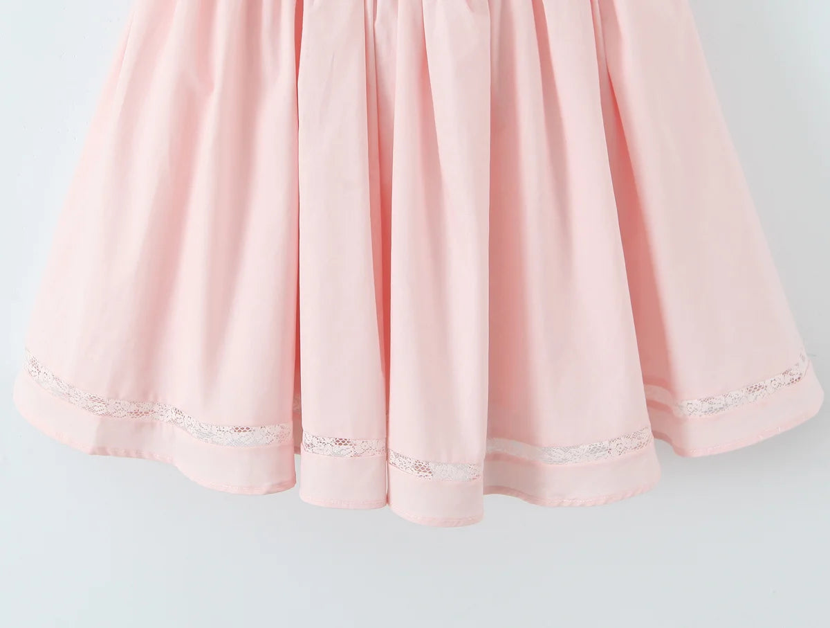 Bow Strap Button Front Mini Dress