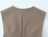 Sculpted Deep V Mini Dress